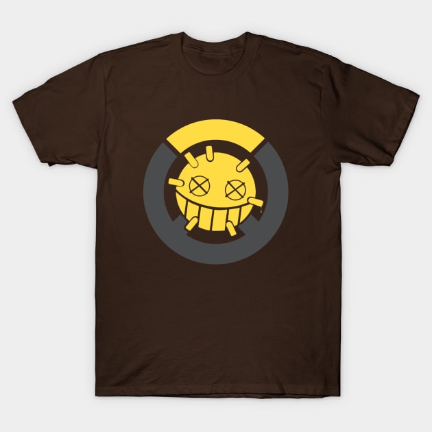 Junkrat Overwatch Logo T-Shirt by MotherBoredom